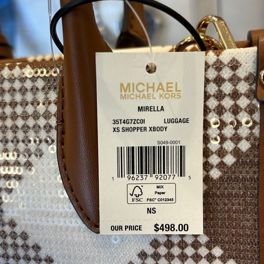 Michael Kors Mirella Extra-Small Logo Crossbody XBODY Shopper Bag
Luggage
NWT - Picture 13 of 16